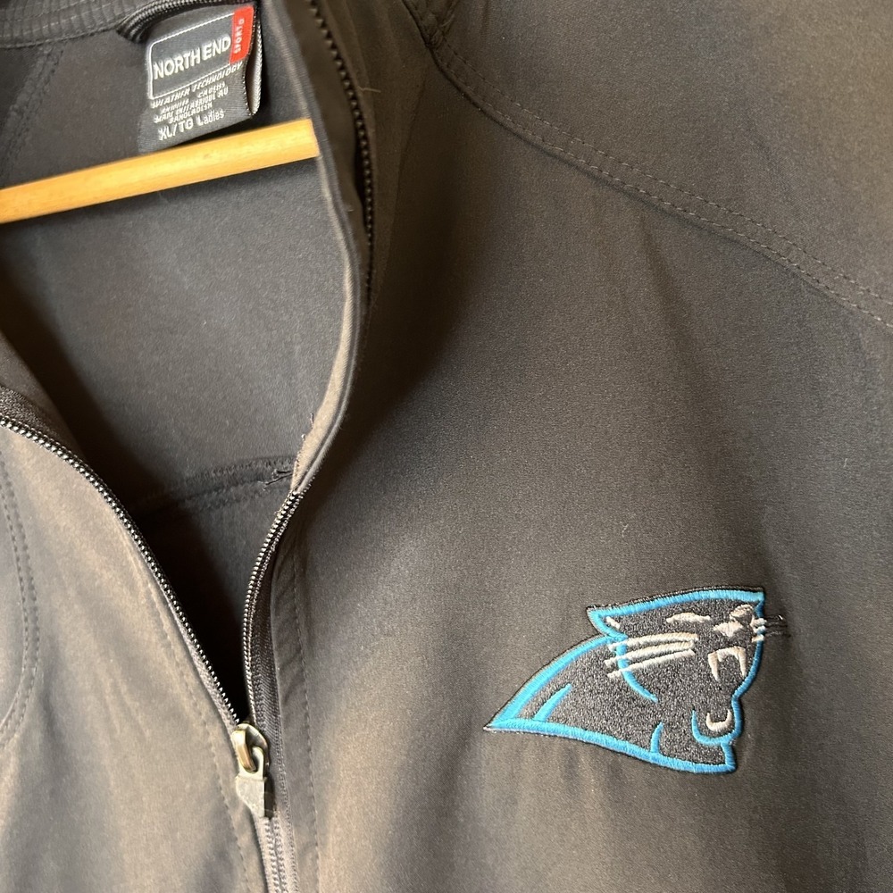Carolina Panthers Jacket Womens XL NFL Football Weather Technology Softshell
